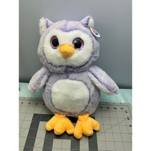Nanco‎ Plush Owl Purple Big Eyes Stuffed Animal Toy Kids Gift